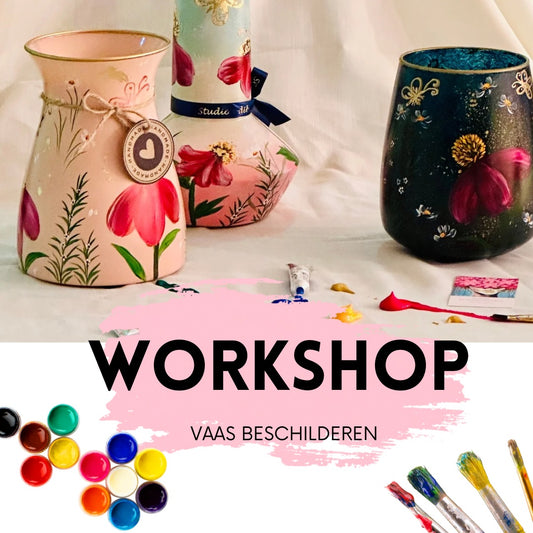 Handgeschilderde vaas workshop