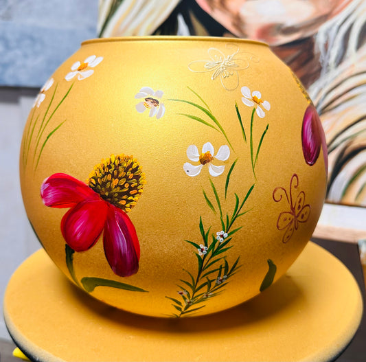 Hand-painted Flower Vase